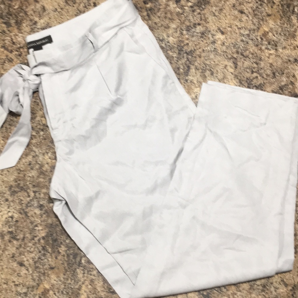BANANA REPUBLIC NWT GRAY CROPPED DRESS PANTS SZ 4